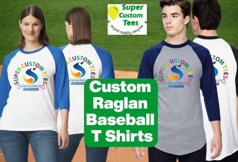 Custom Raglan Baseball T Shirts