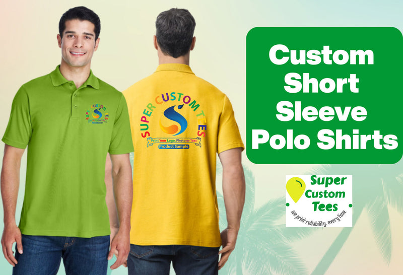 Custom Short Sleeve Polo Shirts