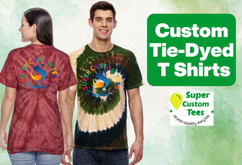 Custom Tie-Dyed T Shirts