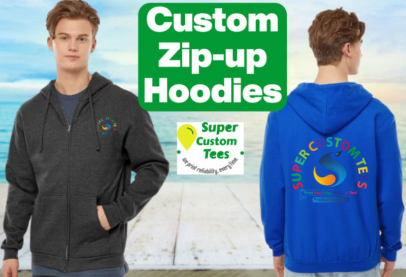 Custom Zip-up Hoodies