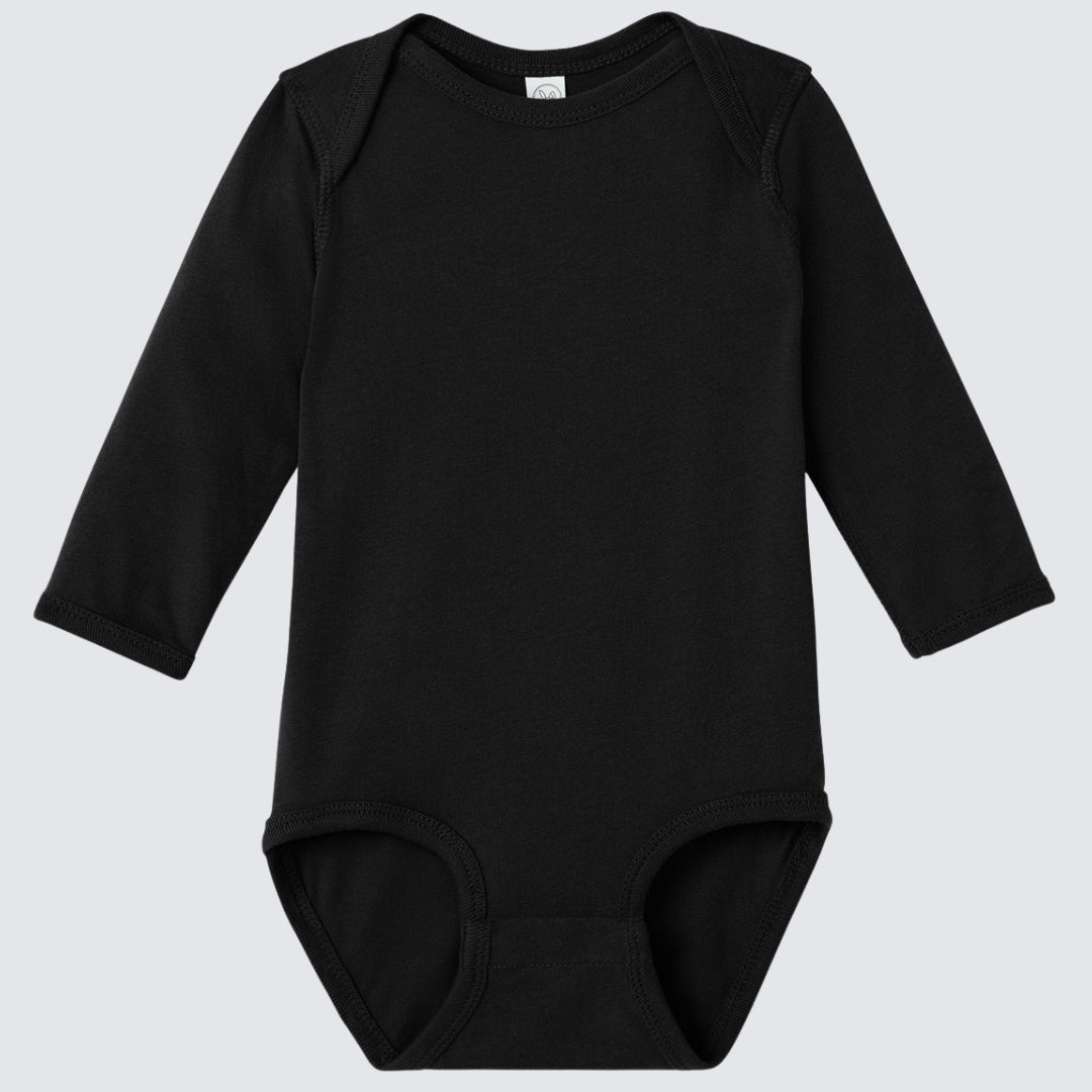 Custom Baby Bodysuit – Long Sleeve Infant Bodysuit | Rabbit Skins RS4421