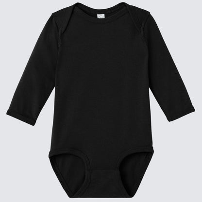 Custom Baby Bodysuit – Long Sleeve Infant Bodysuit | Rabbit Skins RS4421