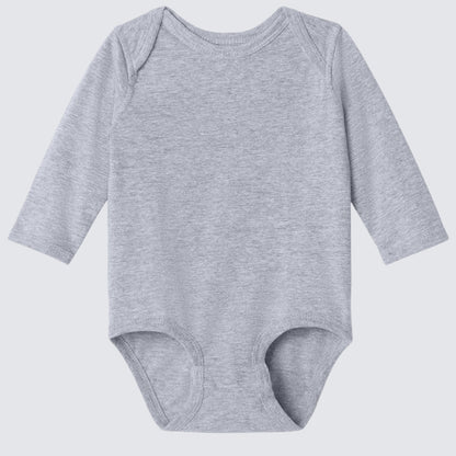 Custom Baby Bodysuit – Long Sleeve Infant Bodysuit | Rabbit Skins RS4421