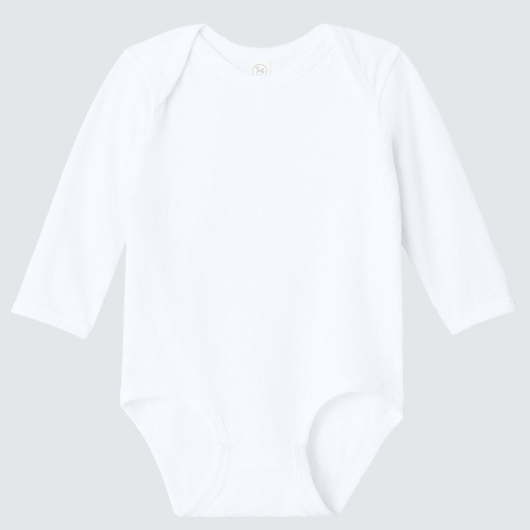 Custom Baby Bodysuit – Long Sleeve Infant Bodysuit | Rabbit Skins RS4421