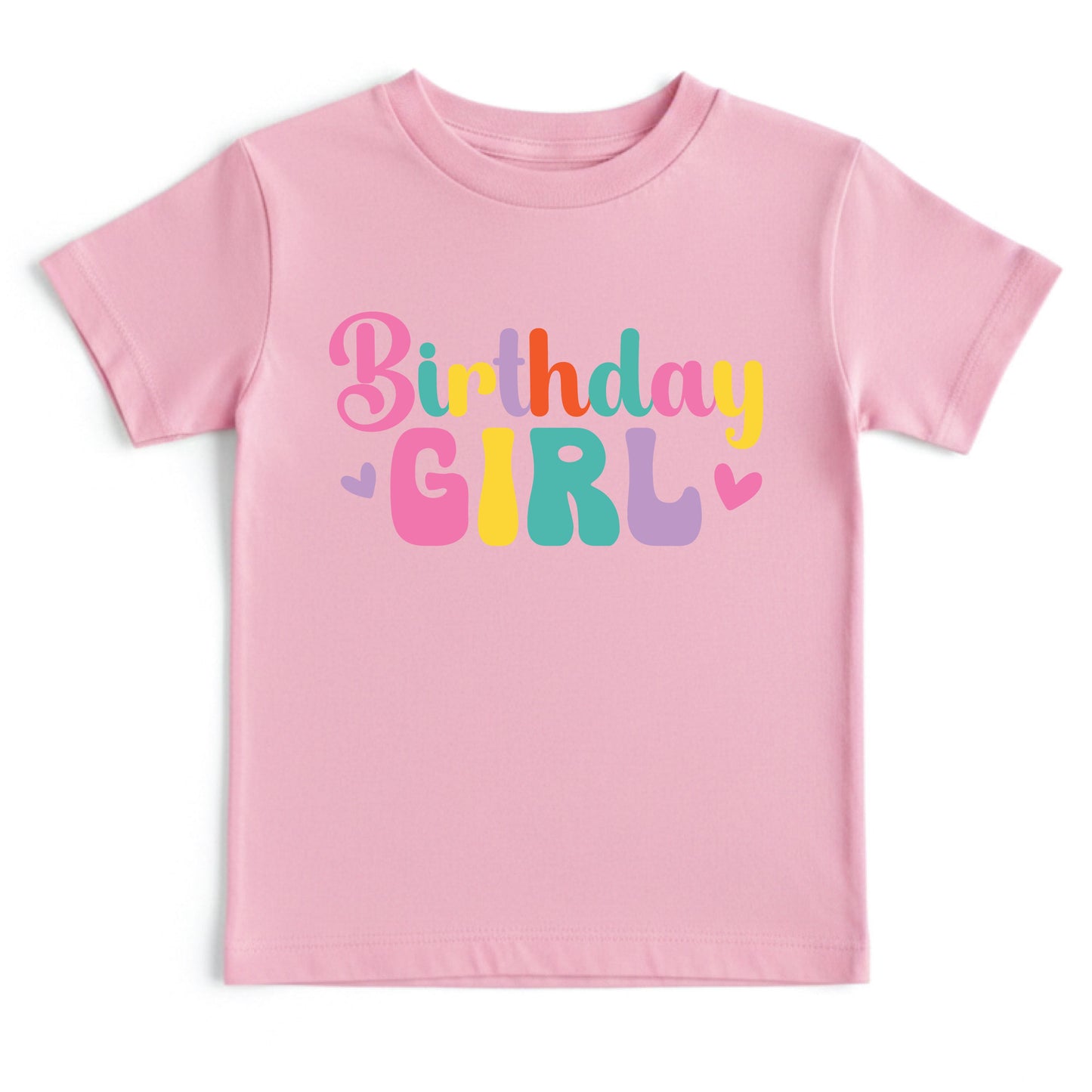 Custom Birthday Girl Shirt Retro Birthday Toddler Tee Cute Kids Birthday Outfit Childrens Birthday Gift Groovy Party Shirt