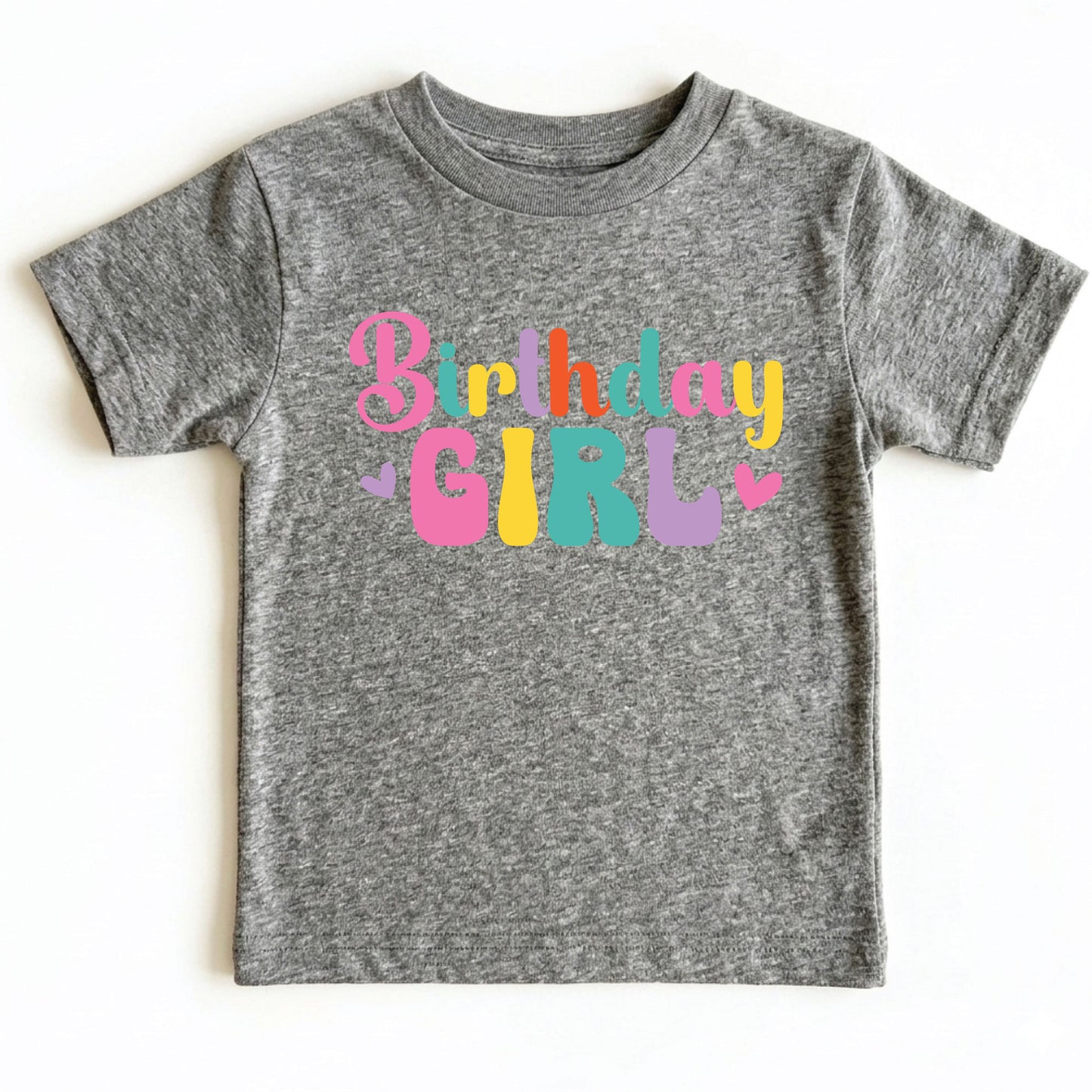 Custom Birthday Girl Shirt Retro Birthday Toddler Tee Cute Kids Birthday Outfit Childrens Birthday Gift Groovy Party Shirt