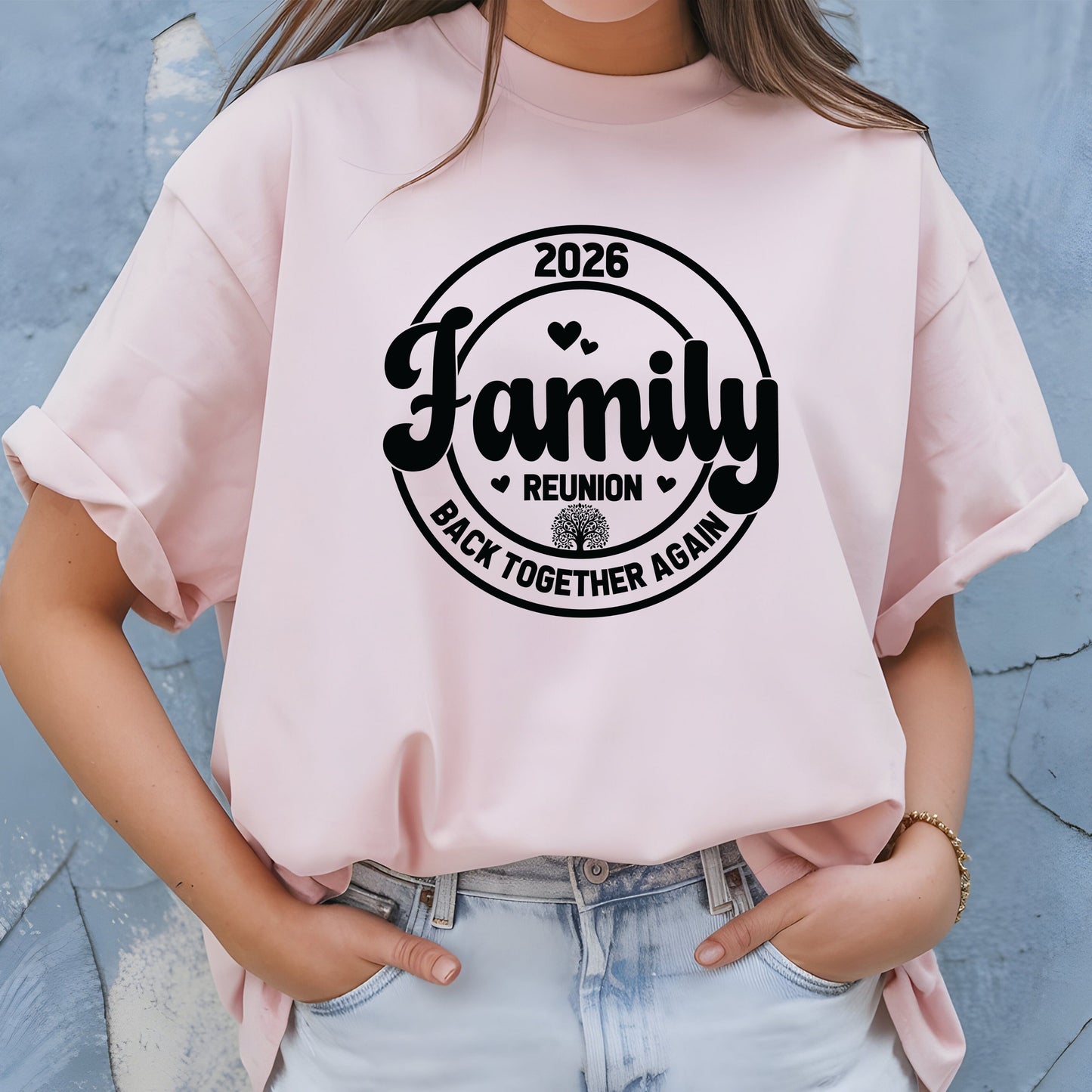 Custom Family Reunion 2026 T Shirt Personalized Family Name Tee Back Together Again