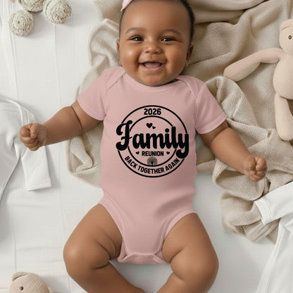 Custom Family Reunion 2026 T Shirt Personalized Family Name Tee Back Together Again