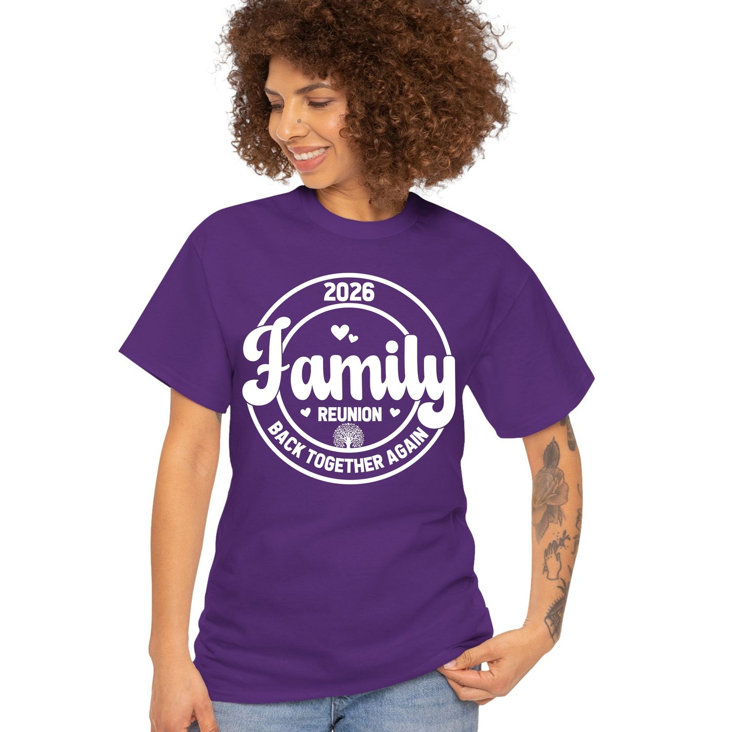 Custom Family Reunion 2026 T Shirt Personalized Family Name Tee Back Together Again