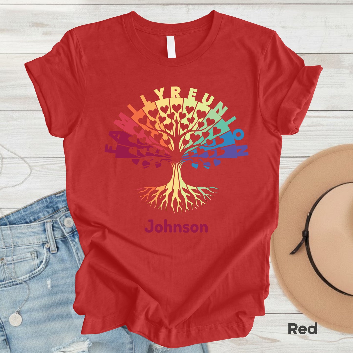 Custom Family Reunion T Shirts Personalized Family Name Tees Family Trip Shirts For Adult Youth Baby Family Gathering Gift Tees