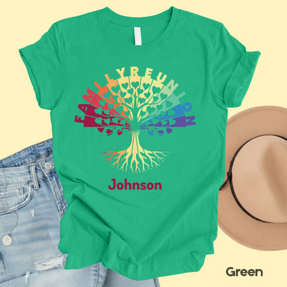 Custom Family Reunion T Shirts Personalized Family Name Tees Family Trip Shirts For Adult Youth Baby Family Gathering Gift Tees