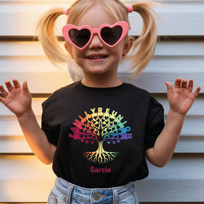 Custom Family Reunion T Shirts Personalized Family Name Tees Family Trip Shirts For Adult Youth Baby Family Gathering Gift Tees