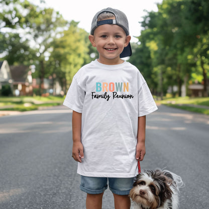 Custom Family Reunion T Shirts Personalized Family Name Tees Family Trip Shirts For Adult Youth Toddler Family Gathering Gift Matching Tees