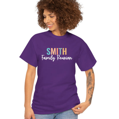 Custom Family Reunion T Shirts Personalized Family Name Tees Family Trip Shirts For Adult Youth Toddler Family Gathering Gift Matching Tees
