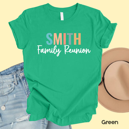 Custom Family Reunion T Shirts Personalized Family Name Tees Family Trip Shirts For Adult Youth Toddler Family Gathering Gift Matching Tees
