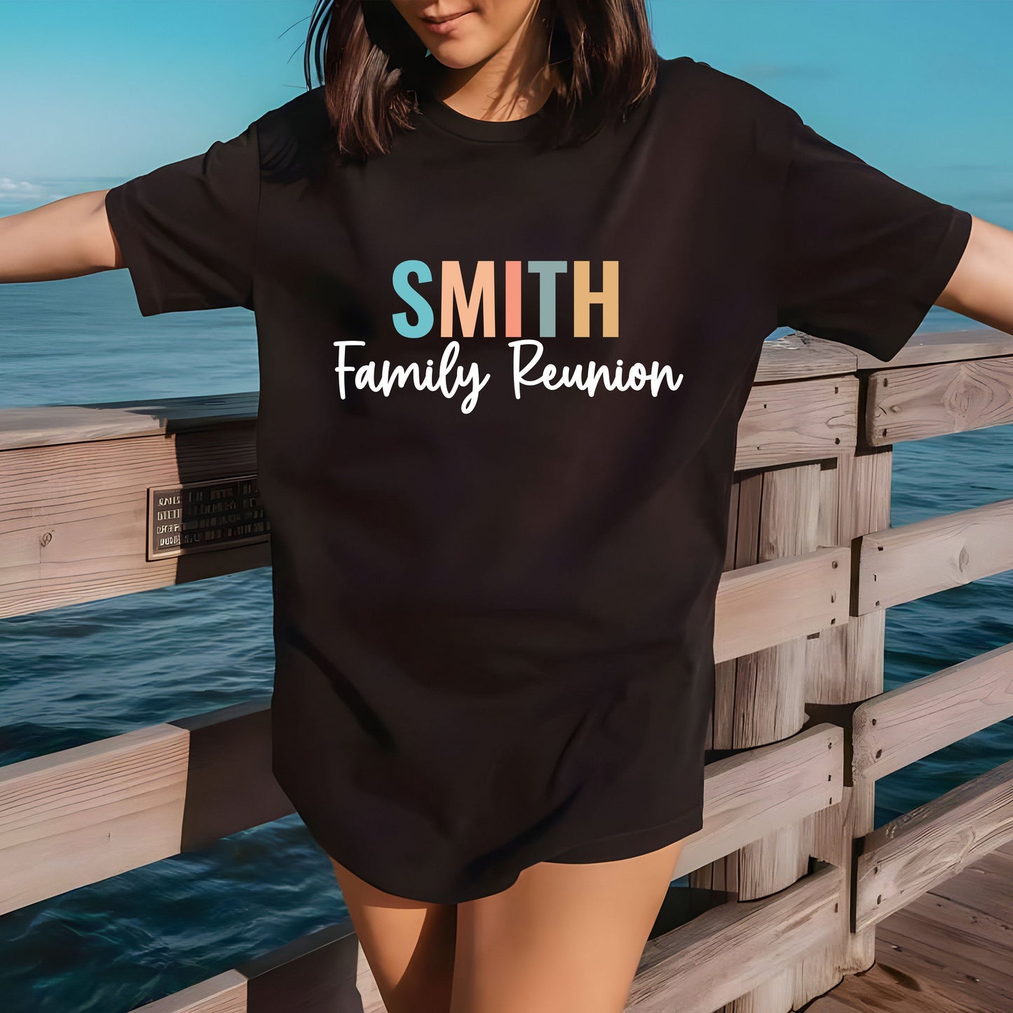 Custom Family Reunion T Shirts Personalized Family Name Tees Family Trip Shirts For Adult Youth Toddler Family Gathering Gift Matching Tees