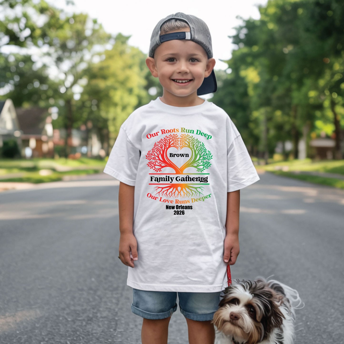 Custom Family Reunion T Shirts Personalized Family Name Tees Our Roots Run Deep Our Love Runs Deeper Shirt Adult Youth Toddler Tree Of Life Matching Tees