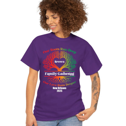 Custom Family Reunion T Shirts Personalized Family Name Tees Our Roots Run Deep Our Love Runs Deeper Shirt Adult Youth Toddler Tree Of Life Matching Tees