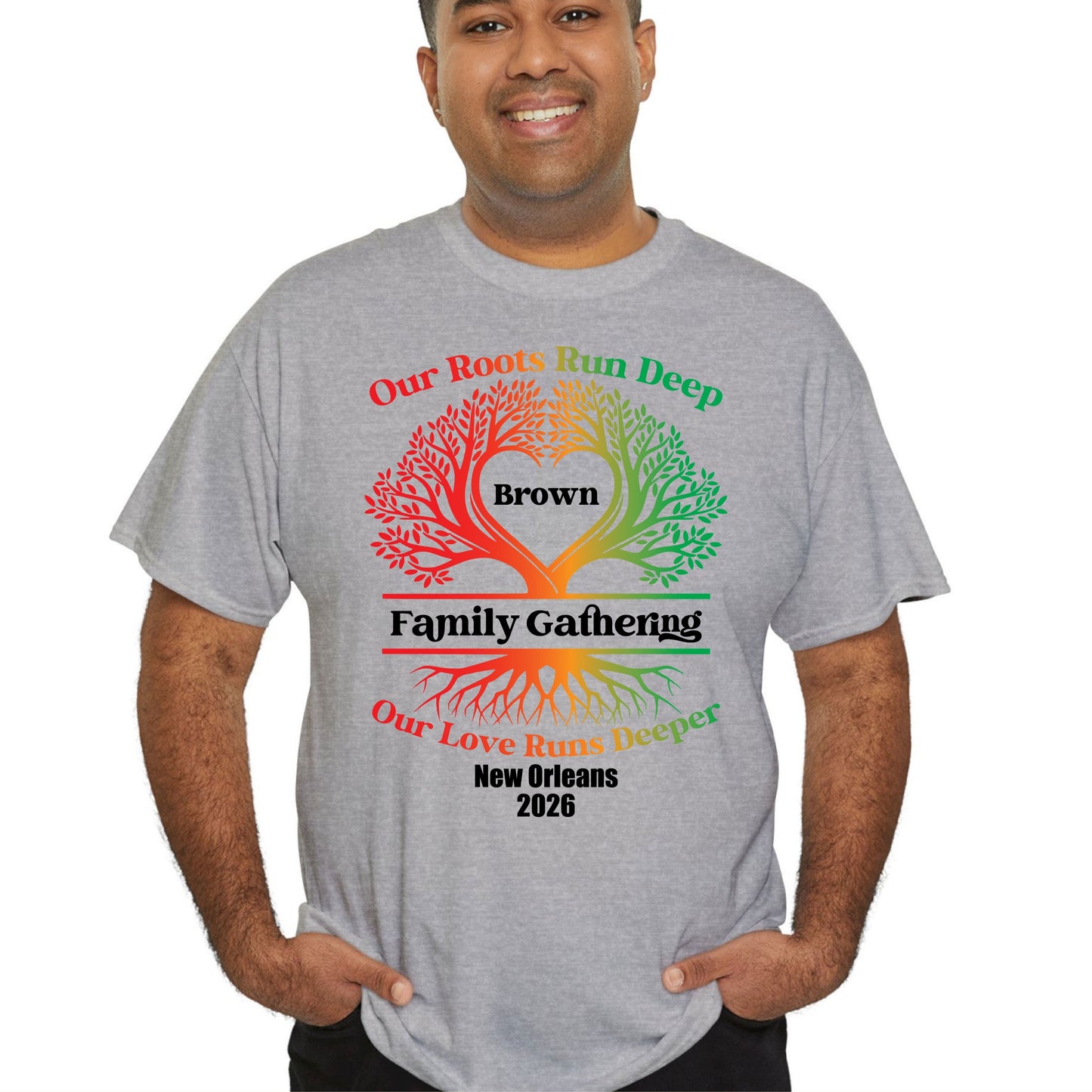 Custom Family Reunion T Shirts Personalized Family Name Tees Our Roots Run Deep Our Love Runs Deeper Shirt Adult Youth Toddler Tree Of Life Matching Tees