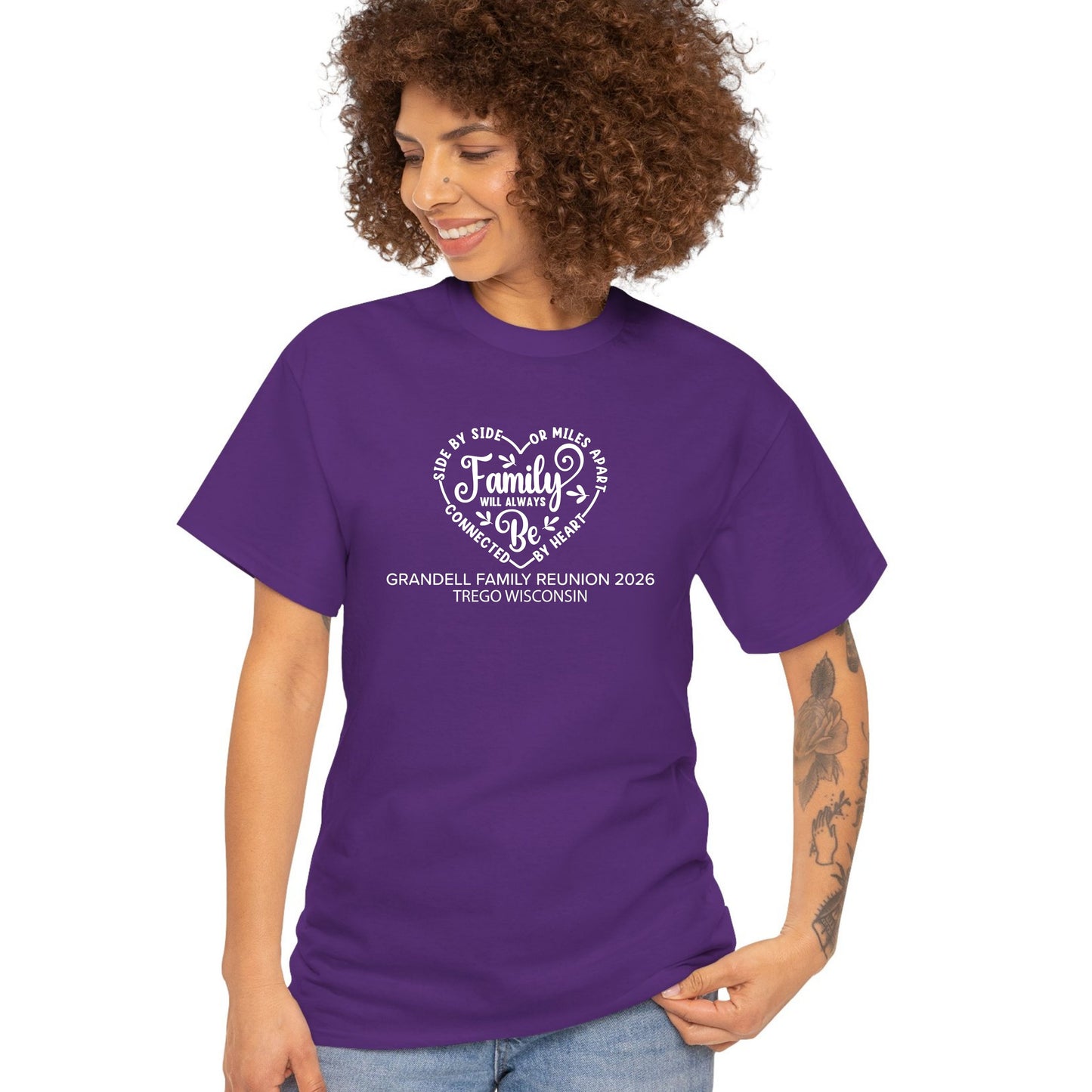 Custom Family Reunion T Shirts Personalized Family Name Tees Side By Side