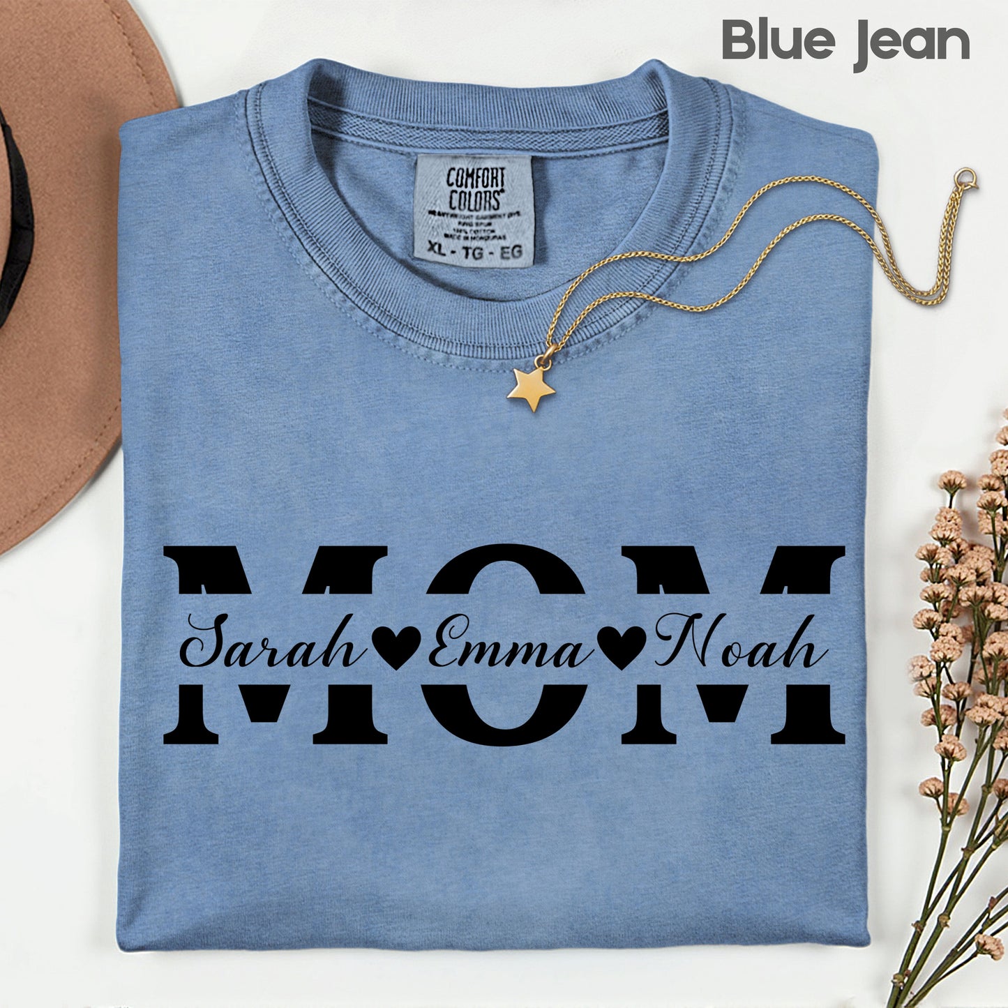 Custom Mom Comfort Colors T Shirts