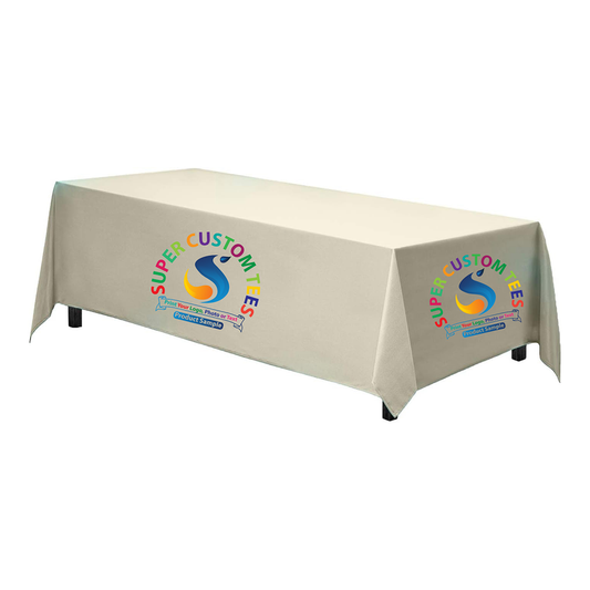 Custom Tablecloth Rectangle Style with Floor Length Drop