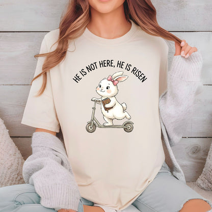 Cute Easter Bunny DTF Transfer ready to Press Funny Character Easter Faith Heat Transfer for Shirts Bible Verse UV Sticker Prints