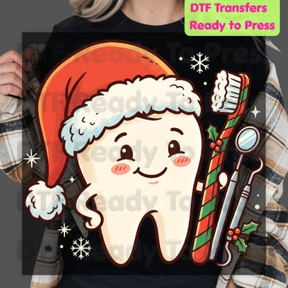 Christmas Teacher Patchwork DTF Transfers, School Snowman Plaid Holiday Ready to Press