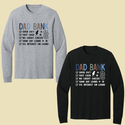 Dad Bank Comfort Colors T Shirt