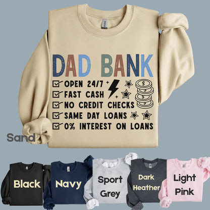 Dad Bank Comfort Colors T Shirt