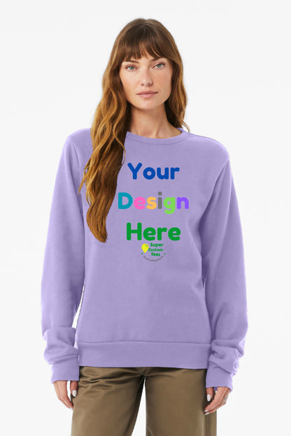 Bella + Canvas 3911 - Unisex Sponge Fleece Classic Crewneck Sweatshirts