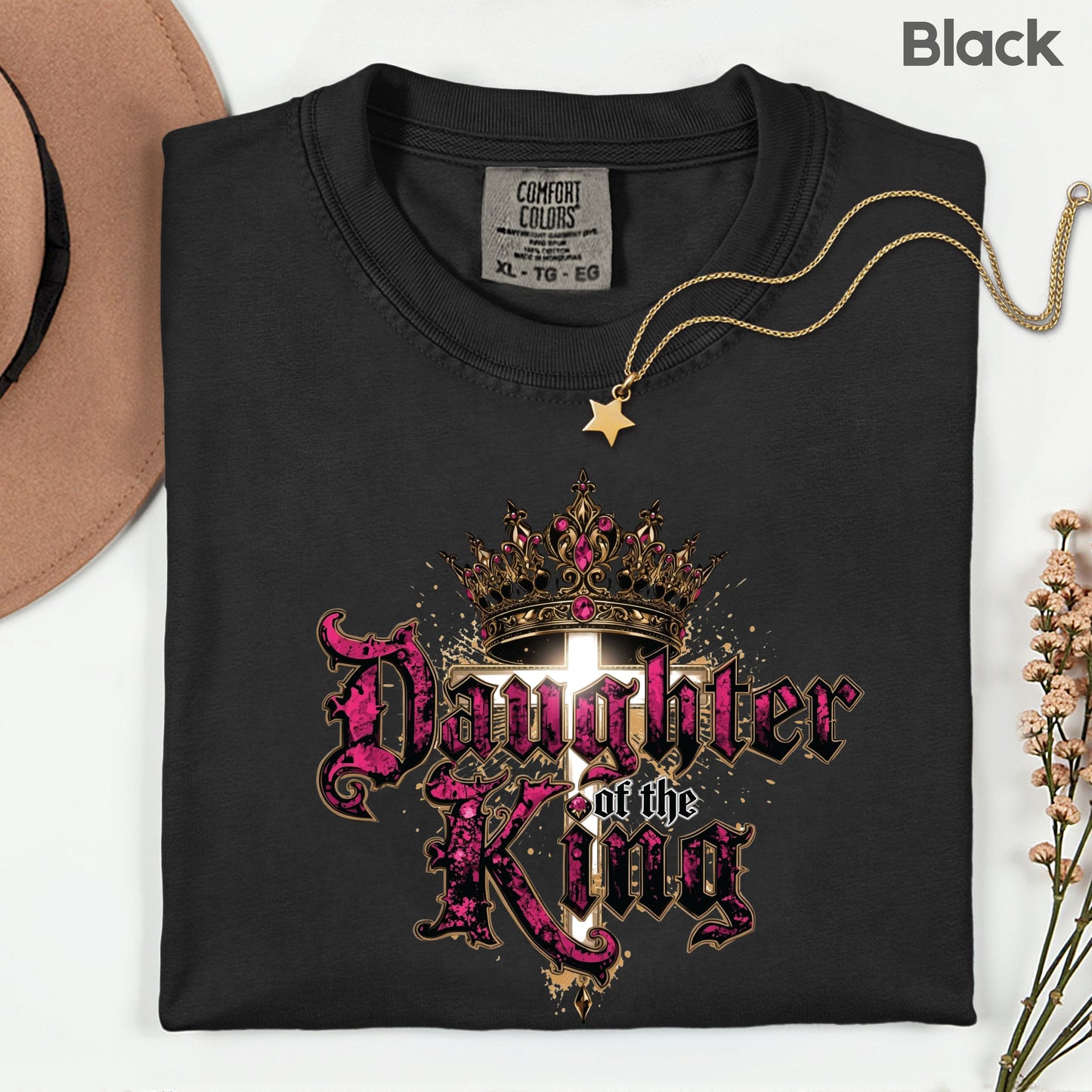 Daughter of the King Christian Comfort Colors T Shirt