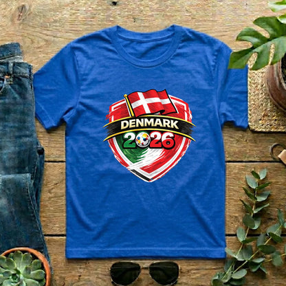 Denmark World Cup T Shirt Soccer Supporter Tees