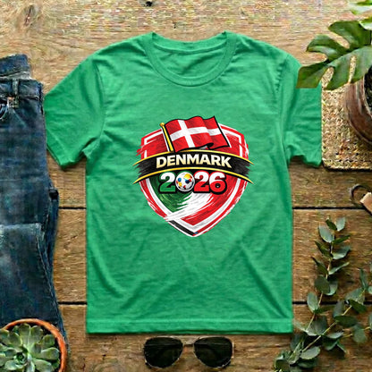 Denmark World Cup T Shirt Soccer Supporter Tees