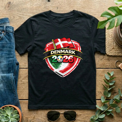 Denmark World Cup T Shirt Soccer Supporter Tees