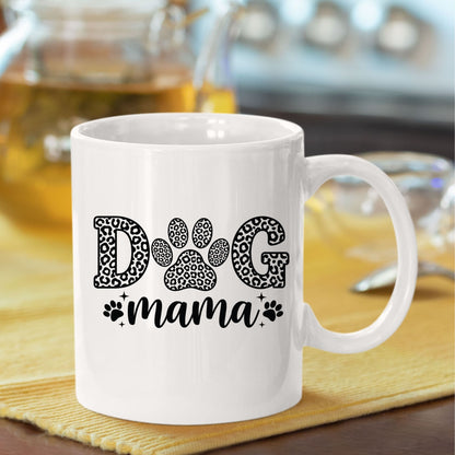 Dog Mama Leopard Paw DTF Transfer