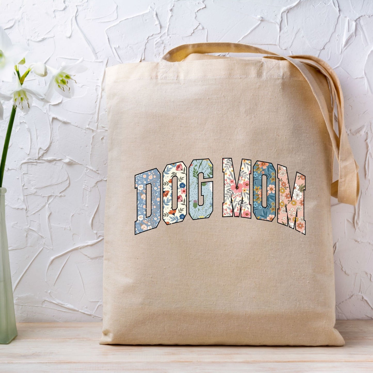 Dog Mom Flower DTF Transfer