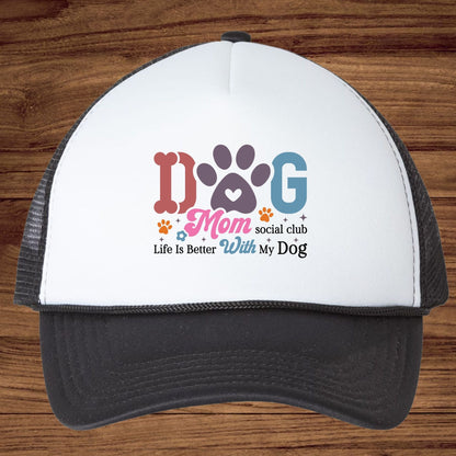 Dog Mom Social Club DTF Transfer ready to Press
