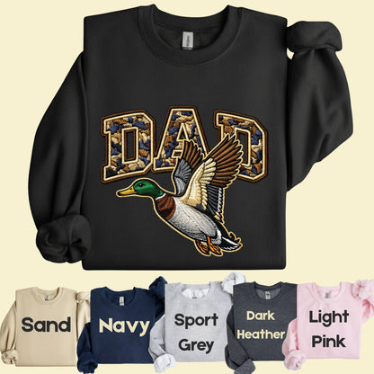 Duck Hunting Camo Dad Comfort Colors T Shirt