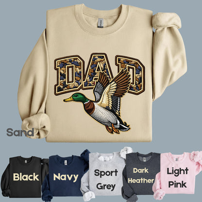 Duck Hunting Camo Dad Comfort Colors T Shirt