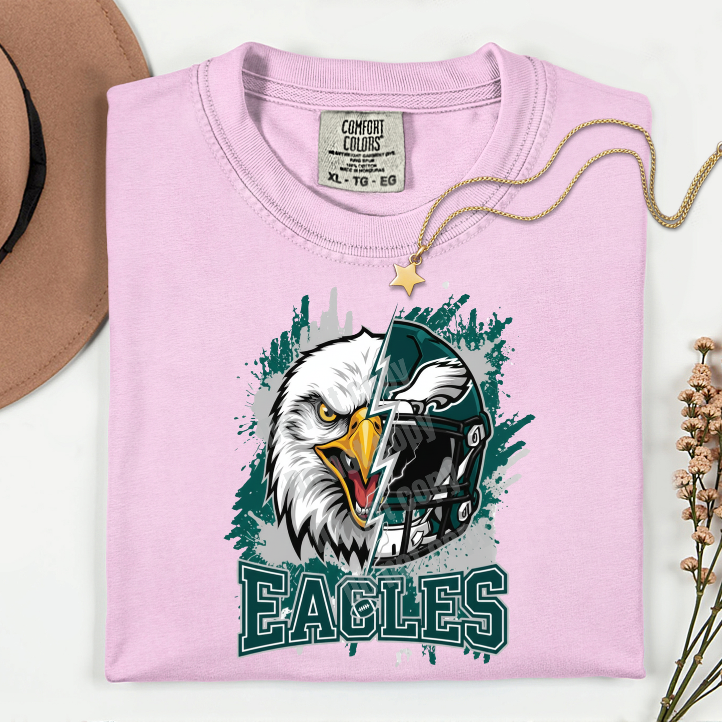 Eagles Shirts Philadelphia Football Fan Shirt Green Game Day Jersey Style Comfort Colors Adult Tee