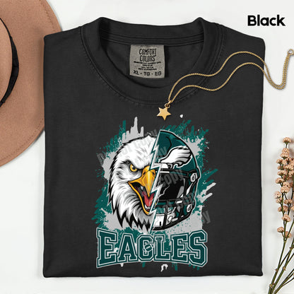Eagles Shirts Philadelphia Football Fan Shirt Green Game Day Jersey Style Comfort Colors Adult Tee