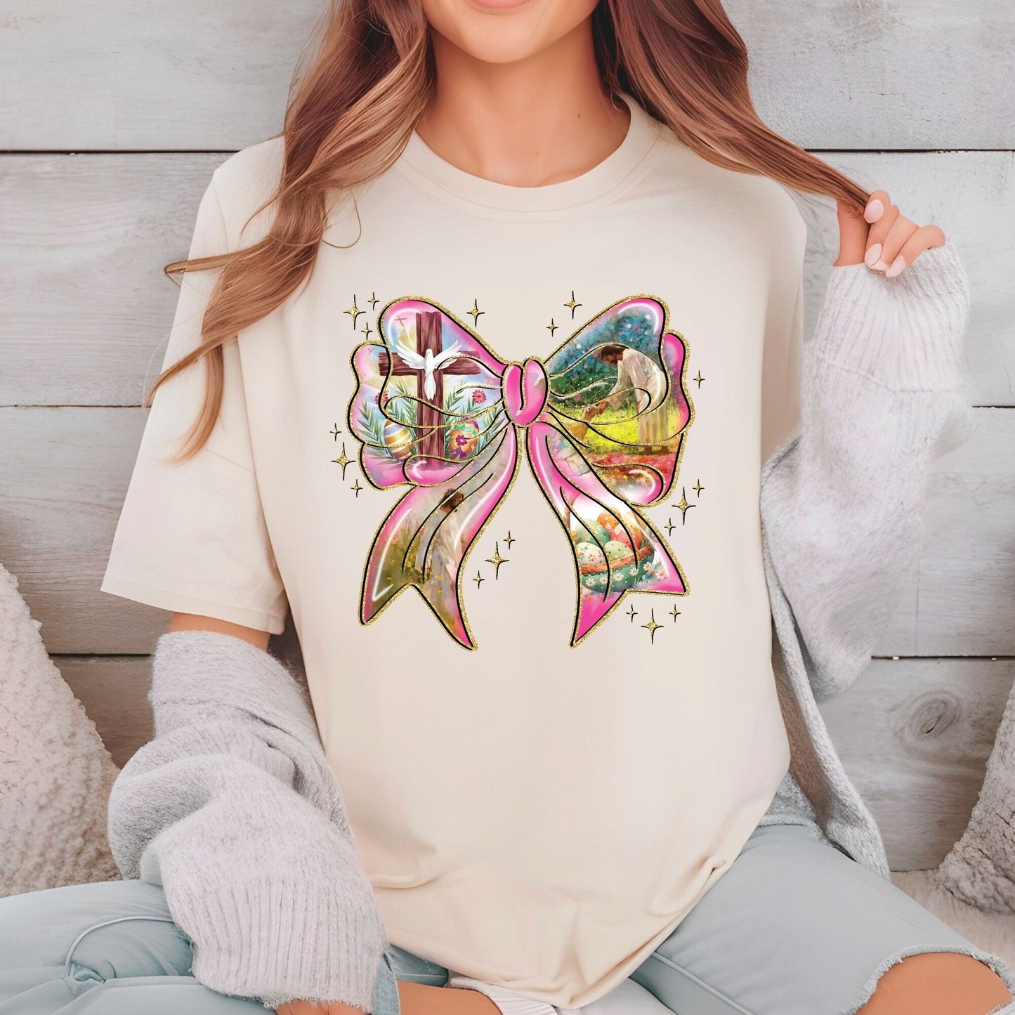 Easter Coquette Bow DTF Transfer