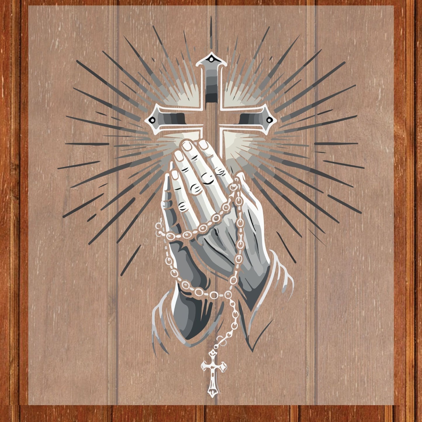 Easter Praying Hands Christian DTF Transfer ready to Press Love Like Jesus Heat Transfer for Shirts Bible Verse UV Sticker Print