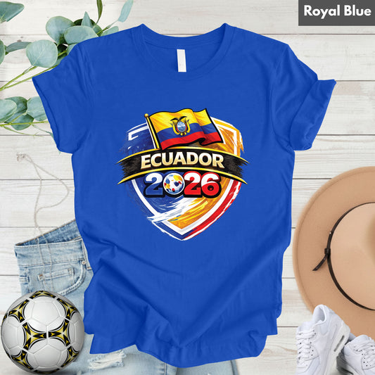 Ecuador 2026 World Cup T Shirt Soccer Supporter Tees