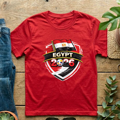 Egypt World Cup T Shirt Soccer Supporter Tees