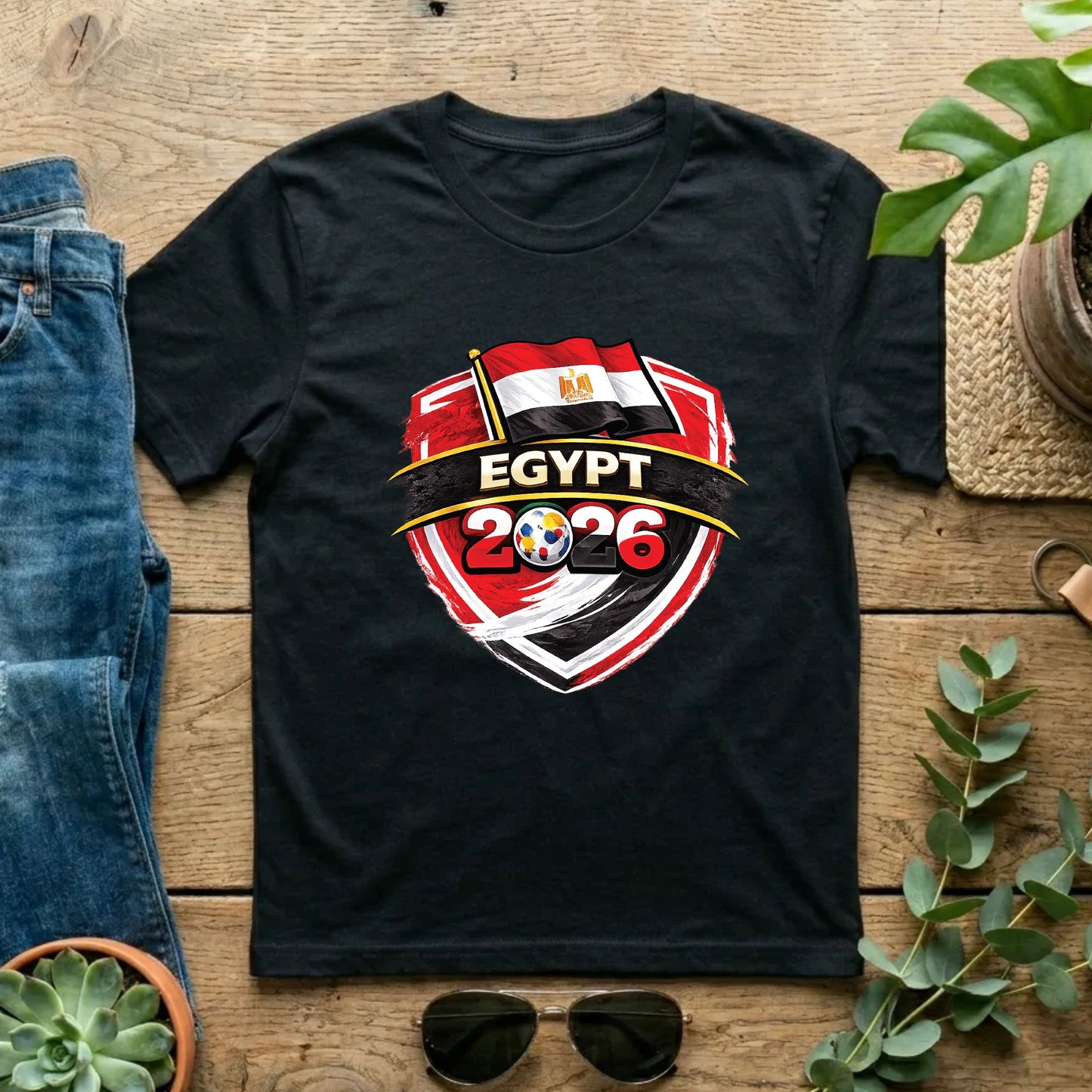 Egypt World Cup T Shirt Soccer Supporter Tees