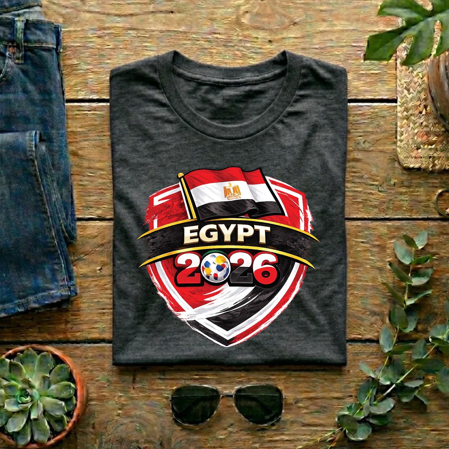 Egypt World Cup T Shirt Soccer Supporter Tees