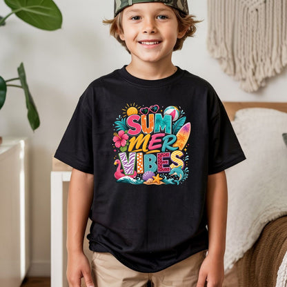 Endless Summer Retro Sunset DTF Transfer Ready to Press Beach Vacation UV DTF Sticker Coconut Drink Heat Transfer for Shirts