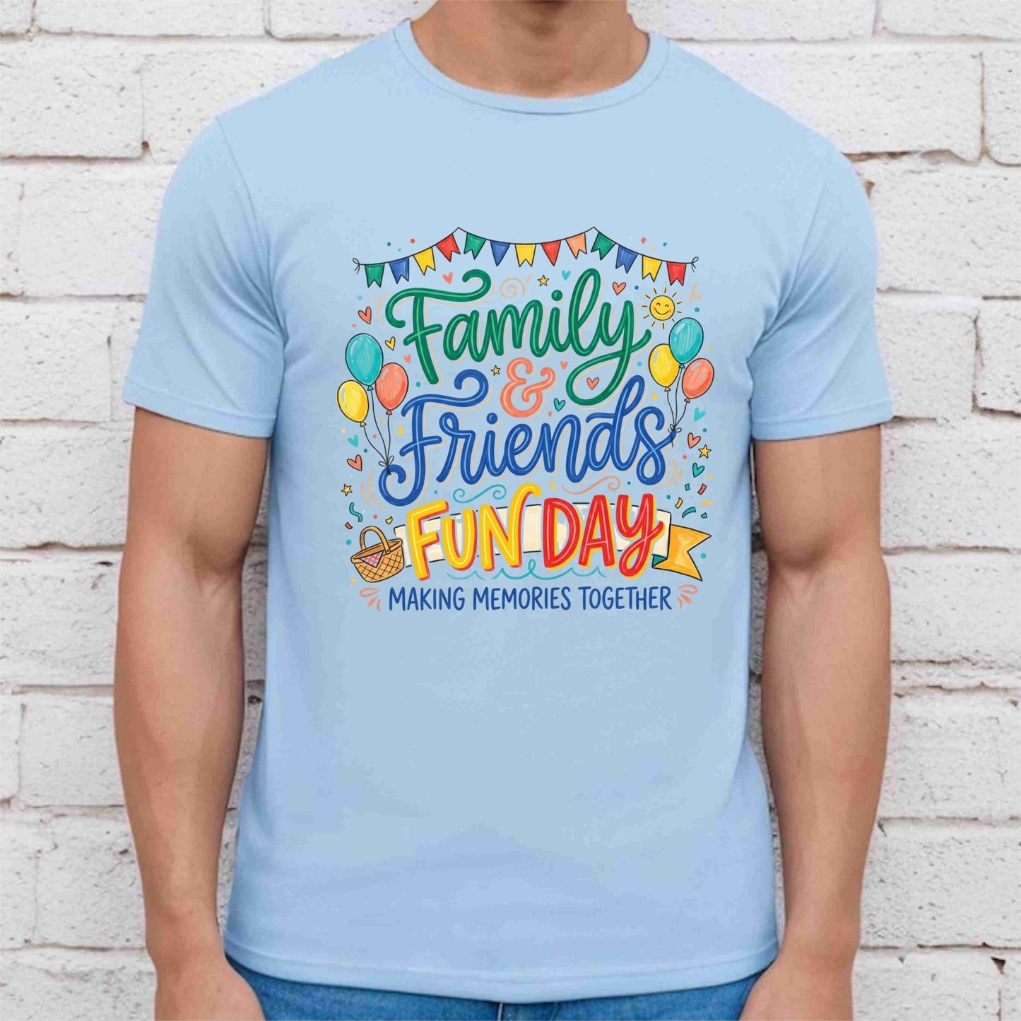 Family & Friends Fun Day Making Memories Together DTF Transfer
